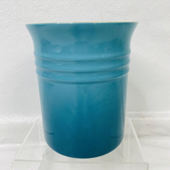 Le Creuset 1 Qt Utensil Holder Caribbean Ombre Blue - Picture 5 of 7